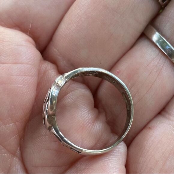 Sterling Silver Celtic Knot Ring Size 7 - Picture 4 of 6